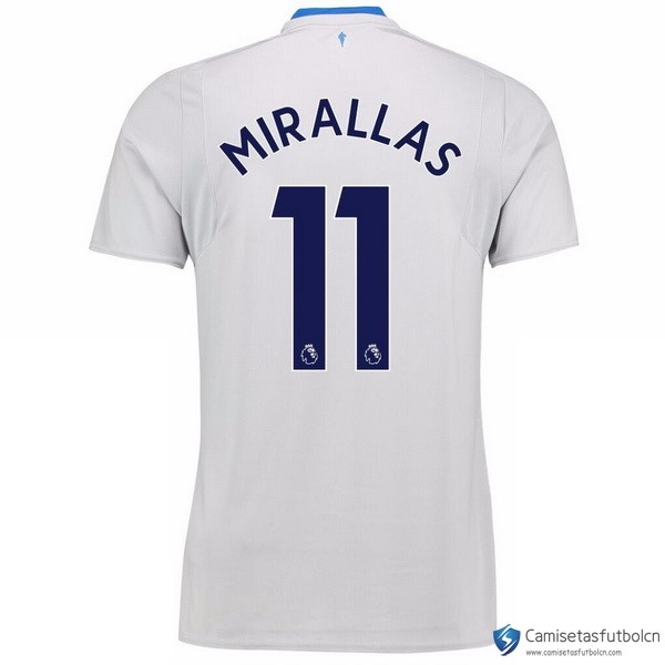Camiseta Everton Segunda equipo Mirallas 2017-18